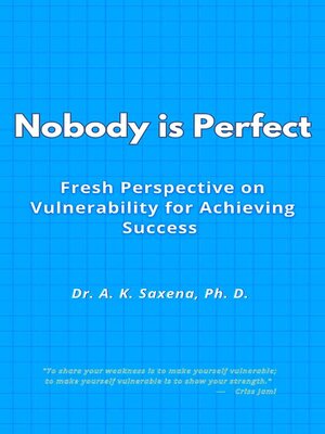 cover image of Nobody is Perfect